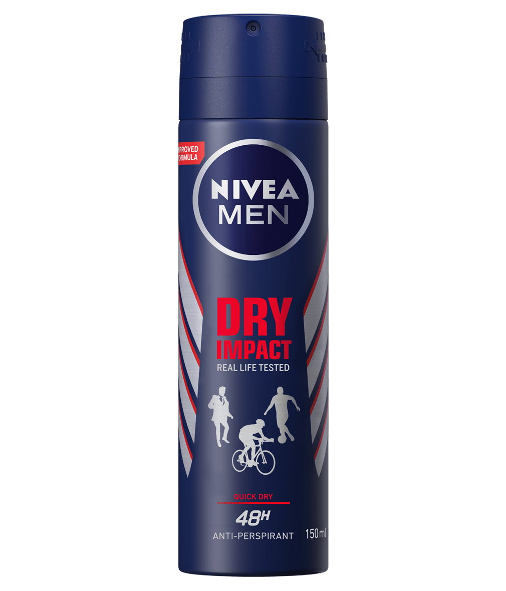 Deodorant | Powerful Sweat Protection | NIVEA MEN Dry Impact